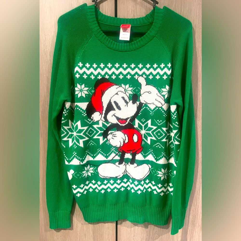 Mickey Mouse Christmas sweater. Large. Discontinued! NWOT. Disney
